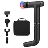Emicool Massagepistole mit Wärme und Kälte, 2 in 1 Mini Massagegerät mit Verlängertem...