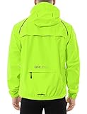 BALEAF Herren Fahrradjacke Wasserdicht Atmungsaktiv Windbreaker Fahrrad Regenjacke Fahrrad...