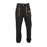 Oregon Yukon Kettensägen-Schnittschutzhose, Typ A Klasse 1, Größe XL (EU 54-56)...