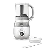 Philips Avent 4-in-1 Babynahrungsmaschine – Gesunde Babynahrung und Mixer in Weiß...