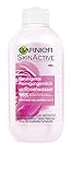 Garnier SkinActive Reinigungsmilch mit Rosenwasser Trockene und sensible Haut, (200 ml)