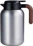 PEYNIR Kaffee-Thermoskanne, Heißgetränkeflasche aus 316 Edelstahl, 2000 ml, hohe...