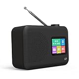 LFF DAB Radio Klein UKW-Digitalradio, DAB Plus Radio, Küchenradio mit Kabel oder...