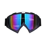 RUIZHU Motorrad Brille Winddicht Anti-UV Schutz Brille Einstellbare Offroad Schutz Brille...