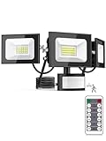 Lightasea LED Strahler mit Bewegungsmelder außen, 100W 10000LM Außenstrahler mit...