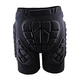 GOOHOCHY Übungsshorts Gepolsterte Kurze Hose Gepolsterte Shorts Kurze Hockeyhose...