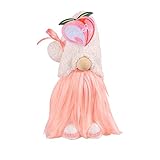 Clicitina Summer Peach Stehende Puppe, niedliche gesichtslose Puppe, Dekoration, Ornament...