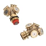 VINTORKY 2 Stücke Bequeme Gartenarbeit Sprinkler Rasen Bewässerung Sprinkler Kopf Mit...