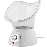 Clatronic® 2in1 Gesichtssauna und Inhalationsgerät | Face Steamer inkl. Aromaaufsatz &...