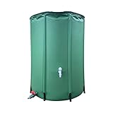 Faltbar Regentonne - 100/200/225/250 L Regentonne Mit Hahn | Regenwassertonne Faltbar...