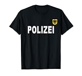 Deutsche Polizei Uniform Polizist Kostüm Herren Damen Kinder T-Shirt