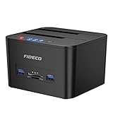 Festplatten Dockingstation, FIDECO USB Festplatten Docking Station Offline Klonfunktion...