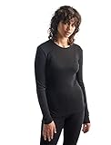 Icebreaker 100% Merinowolle Damen Base Layer - Everyday Langärmeliges Crewe - 175...