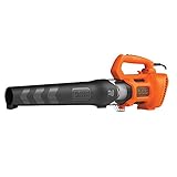 Black+Decker Axial Elektro-Laubbläser BEBL185 (1.850W, Laubgebläse mit hoher...