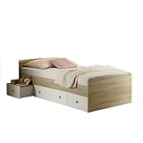HTI-Living Kojenbett mit viel Stauraum Wiki Jugendbett Kinderbett