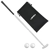 LEAGY Zwei-Wege-Putter - Linke und rechte Hand - 2 Golfbälle - 1Pack Golfbags (Links und...