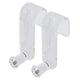 SIGEL MU162 Flipchart-Haken, Halter für Flipchartblocks auf Whiteboards, transparent,...