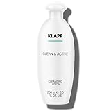 KLAPP Cosmetics - Clean & Active - Cleansing Lotion - sanfte Reinigungsmilch - für jeden...