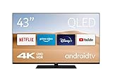 Nokia 43 Zoll (126cm) QLED 4K UHD Fernseher Smart Android TV (WLAN, HDR, Triple Tuner...