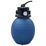 JUNZAI Pool-Sandfilter mit 4-Wege-Ventil, Sandfilteranlage Pool, Poolpumpe, Poolfilter,...