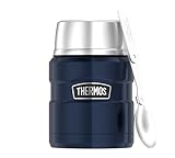 Thermos Stainless King Food JAR 0,47l, Midnight Blue, Thermosbehälter aus Edelstahl mit...
