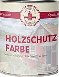 Bamberger Farbwerke Matt Holzschutzfarbe Wetterschutzfarbe Holzfarbe für Außen (5L,...