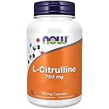 Now Foods, L-Citrulline, 750mg, 90 vegane Kapseln, Aminosäure, Laborgeprüft, Glutenfrei,...