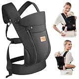vrbabies Babytrage für Neugeborene ab Geburt,Ergonomische,mit Verstellbarer Gürtel,Baby...