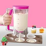 SIYINGSAERY Teigspender Teigportionierer 900ml Kuchen Teigspender Messbecher Dosierer...