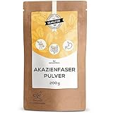 Akazienfaser Pulver | 200 g Beutel |  80% lösliche Ballaststoffe | Markenrohstoff...