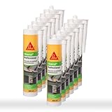 Sika Corporation 528149 Sikacryl Pofessional Acryl-Dichtstoff Fugendichter, Weiss, 12x...