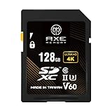 AXE MEMORY 128 GB SD-Karte, Lesegeschwindigkeit bis zu 245 MB/s, UHS-II U3 V60 4K UHD,...