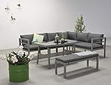 Garden Impressions Hohe Dining Aluminium Lounge Blakes Anthrazit Rechts, inklusive XL Bank...