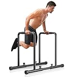 Yoleo Verstellbare Dip-Barre – 500 kg Dip-Station, tragbar, funktional, Fitness-Bar mit...