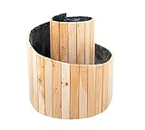 WESTMANN Kräuterschnecke aus Holz – Kräuterbeet für Garten, Terrasse und Balkon –...