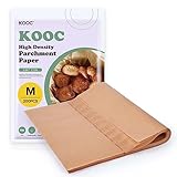 KOOC Pergamentpapierbögen, vorgeschnittenes, ungebleichtes Backpapier, 22.9x33 cm, 200...