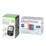 Diabetiker Vorteilspack: adia 50 Blutzuckerteststreifen + 100 Blutlanzetten...