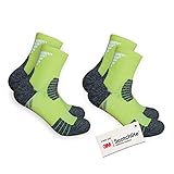 Salzmann 3M Reflektierende Funktionssocken | Atmungsaktive Sportsocken | Hergestellt mit...