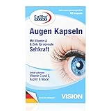 Augen Kapseln | Wichtige Nährstoffe zur Aufrechterhaltung der normalen Sehkraft | 60...