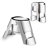 2 Stück Sektverschluss Champagne Bottle Stoppers, Anti-Leckage Sektflaschenverschluss...
