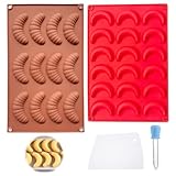 2 Pcs Vanillekipferl Backform Vanillekipferl Ausstecher Vanillekipferl Backform Silikon...