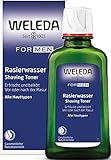 WELEDA Bio FOR MEN Rasierwasser - Naturkosmetik Pre Shave & After Shave erfrischt und...