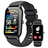 Smartwatch Herren Damen, 1,57'HD Fitnessuhr mit Telefonfunktion, FitnessTracker 110+...