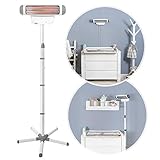 reer Wickeltischstrahler FeelWell 2in1, Standheizstrahler und Wandmontage, 2 Heizstufen,...