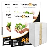 versando 10.000 Blatt Papier DIN A6 (105 x 148 mm) Eco White 80g/m² ökologisches...