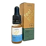 LAYV® CBD Öl 15% - Hanföl Tropfen aus Cannabis Blüten, Extra Reinem Cannabidiol,...