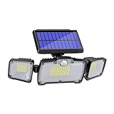 FBITE FXJ LED-Solar-Bewegungsmelder-Leuchten für den Außenbereich, Solarleuchten für...
