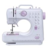 12-Stich-Multifunktionsnähmaschine, Haushaltsnähmaschine, elektrische Nähmaschine,...