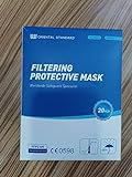 NA 20 FFP2-Einwegmasken, einzeln hygienisch verpackte Atemschutzmasken und fünf Lagen...