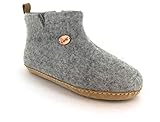 WoolFit Yeti - kuschlig warme Filz-Boots aus 100% Wolle für Damen & Herren - kunstvoll...